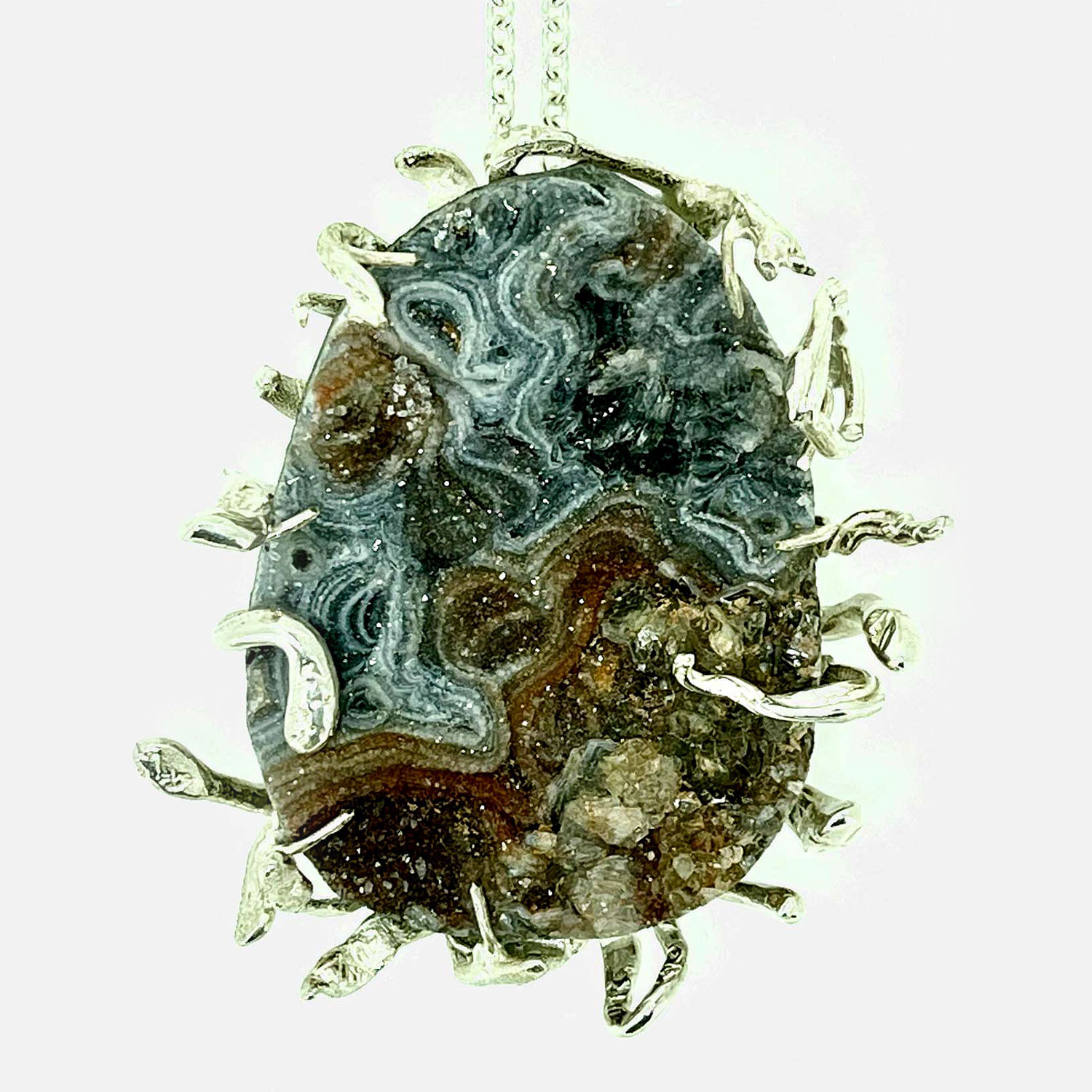 Jill Bell The earth rocks pendant