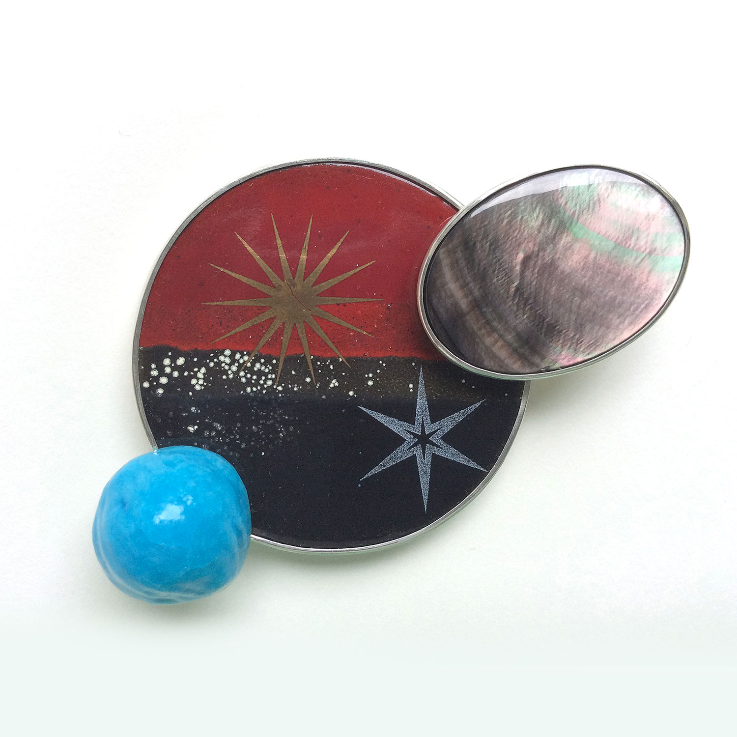 Stephen Bottomley Space Brooch