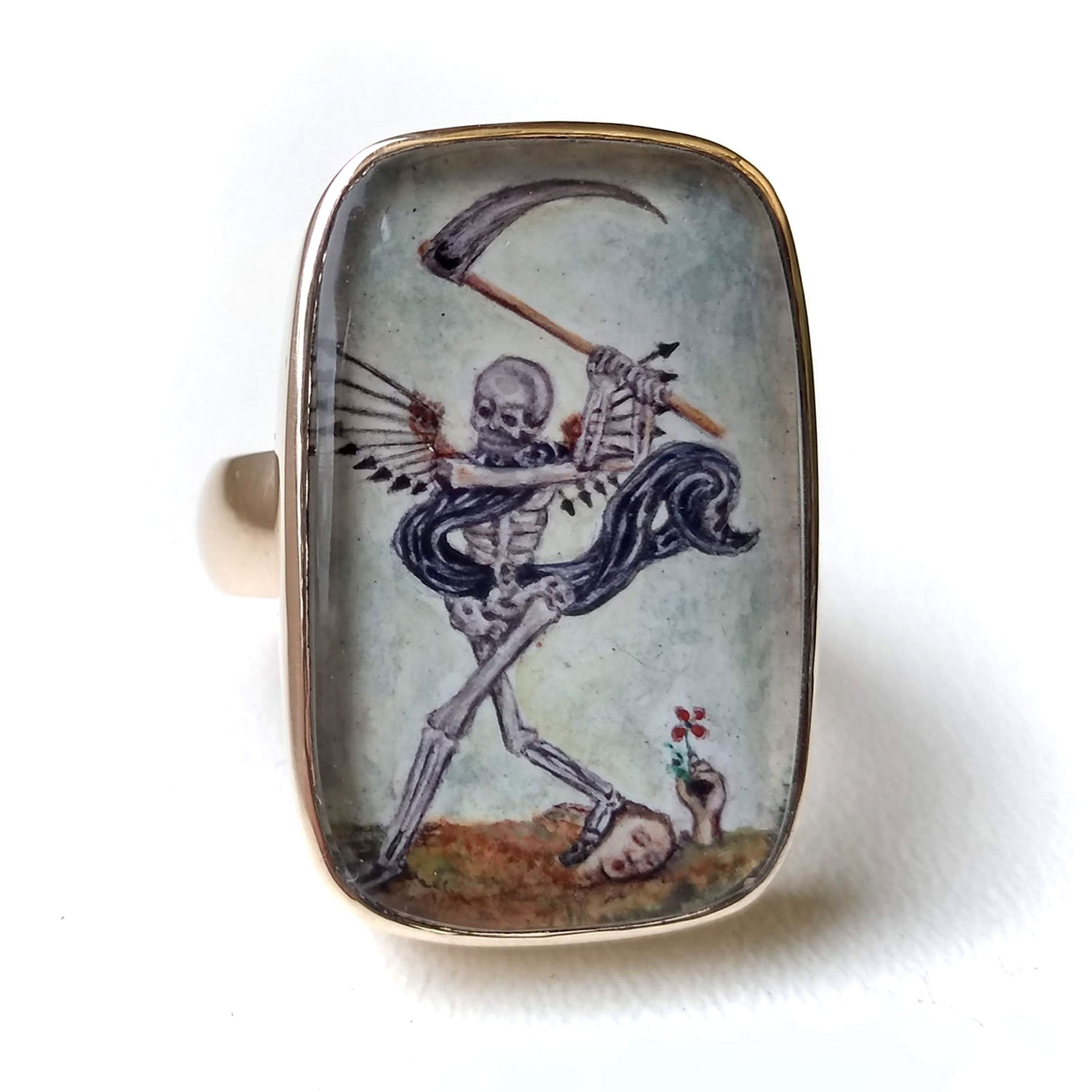 Penny Davis  Skeleton Ring