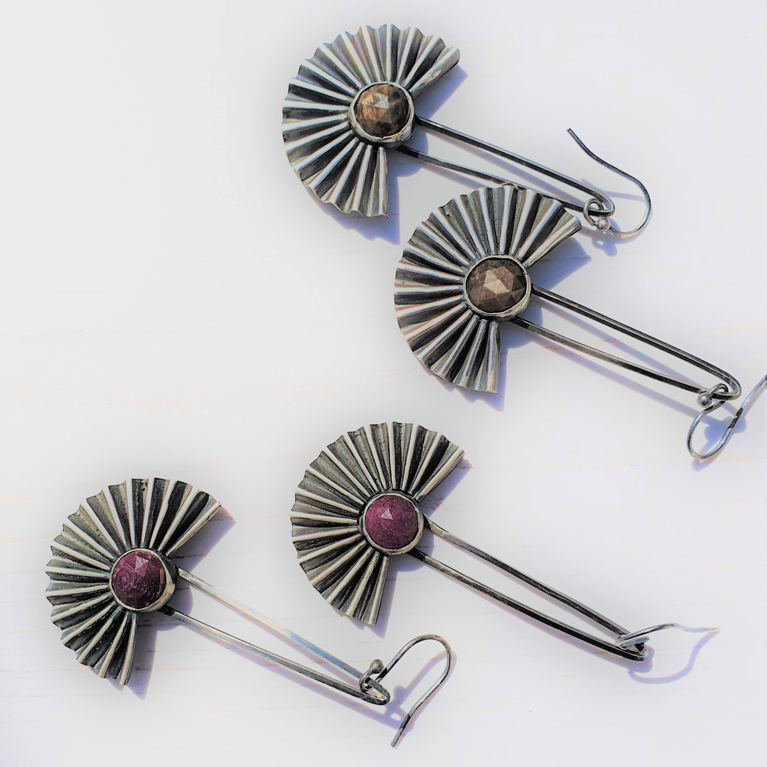 Lyn Eales  Fan Earrings