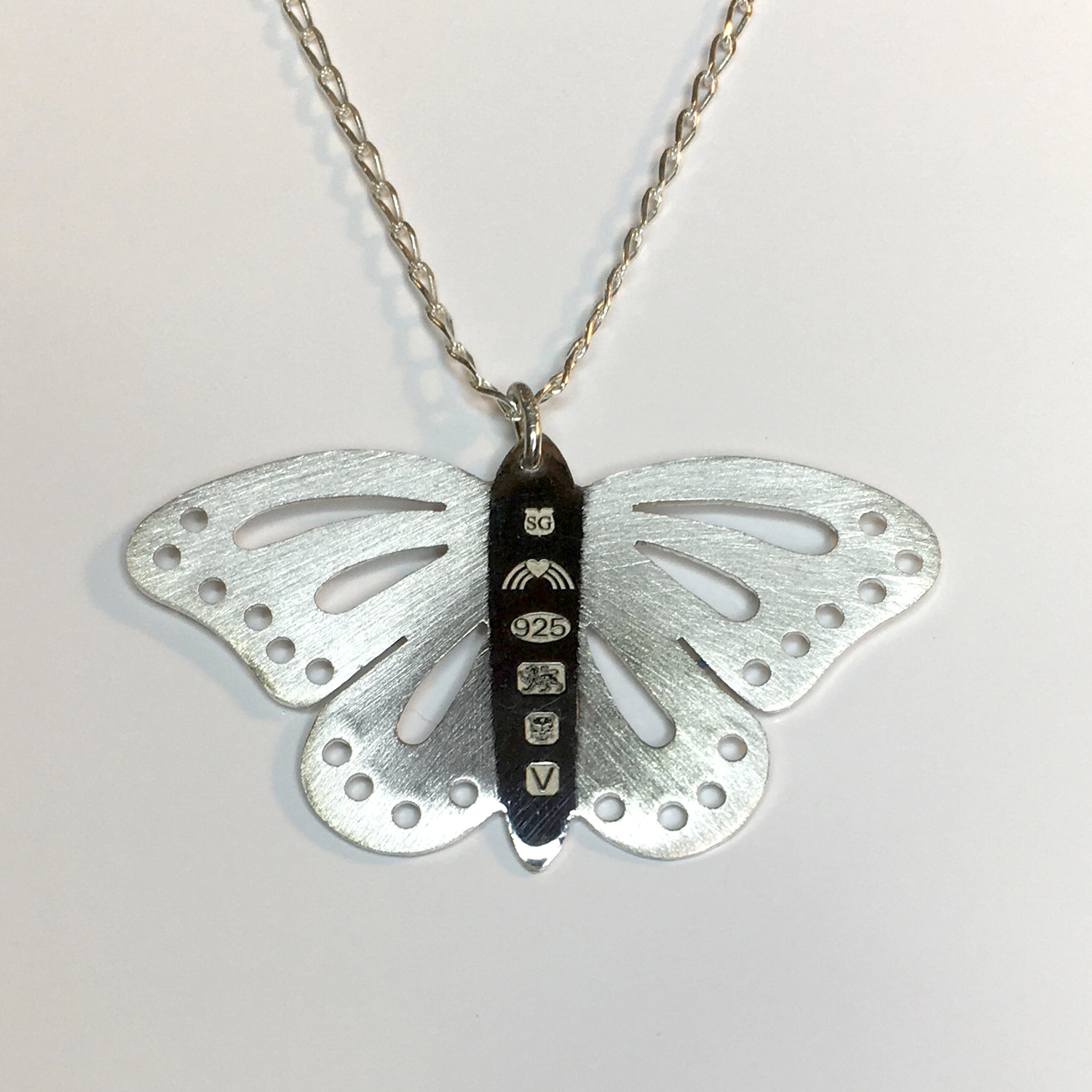 Susan Garner  Golden Rainbow Hallmark Butterfly Pendant