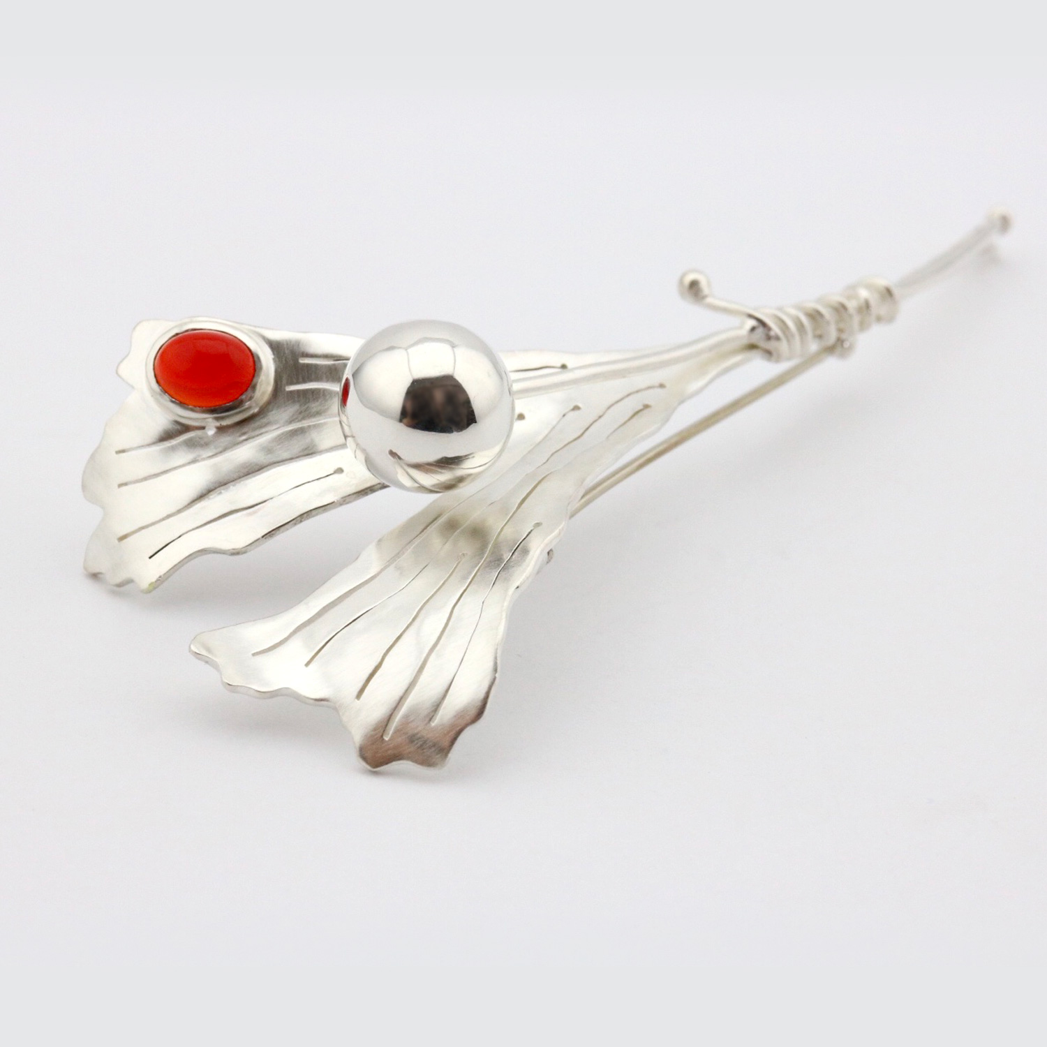 Monica Gennaro  Ginko Leaf Brooch