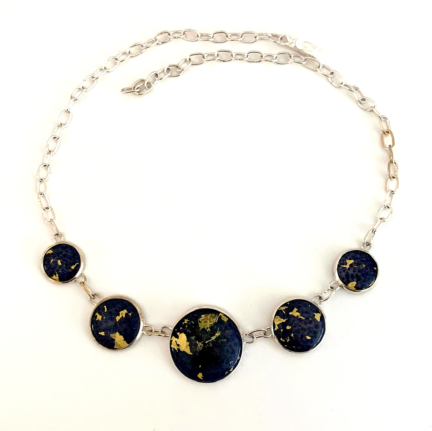 Lynne Glazzard  Enamelled Necklace