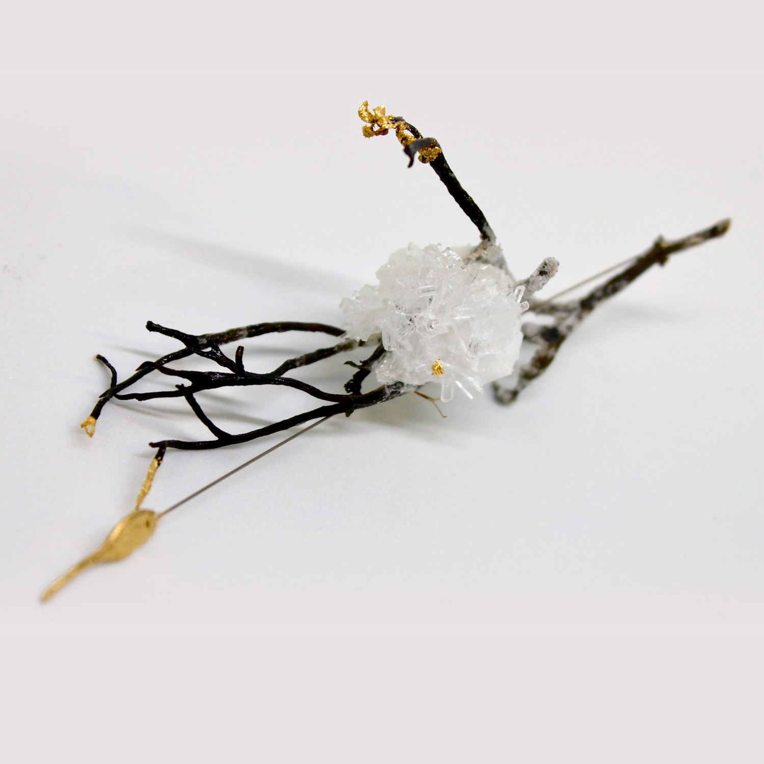 Inga Hamilton  Selkie Bridal Pin. (My heart melts as I swim with you.)