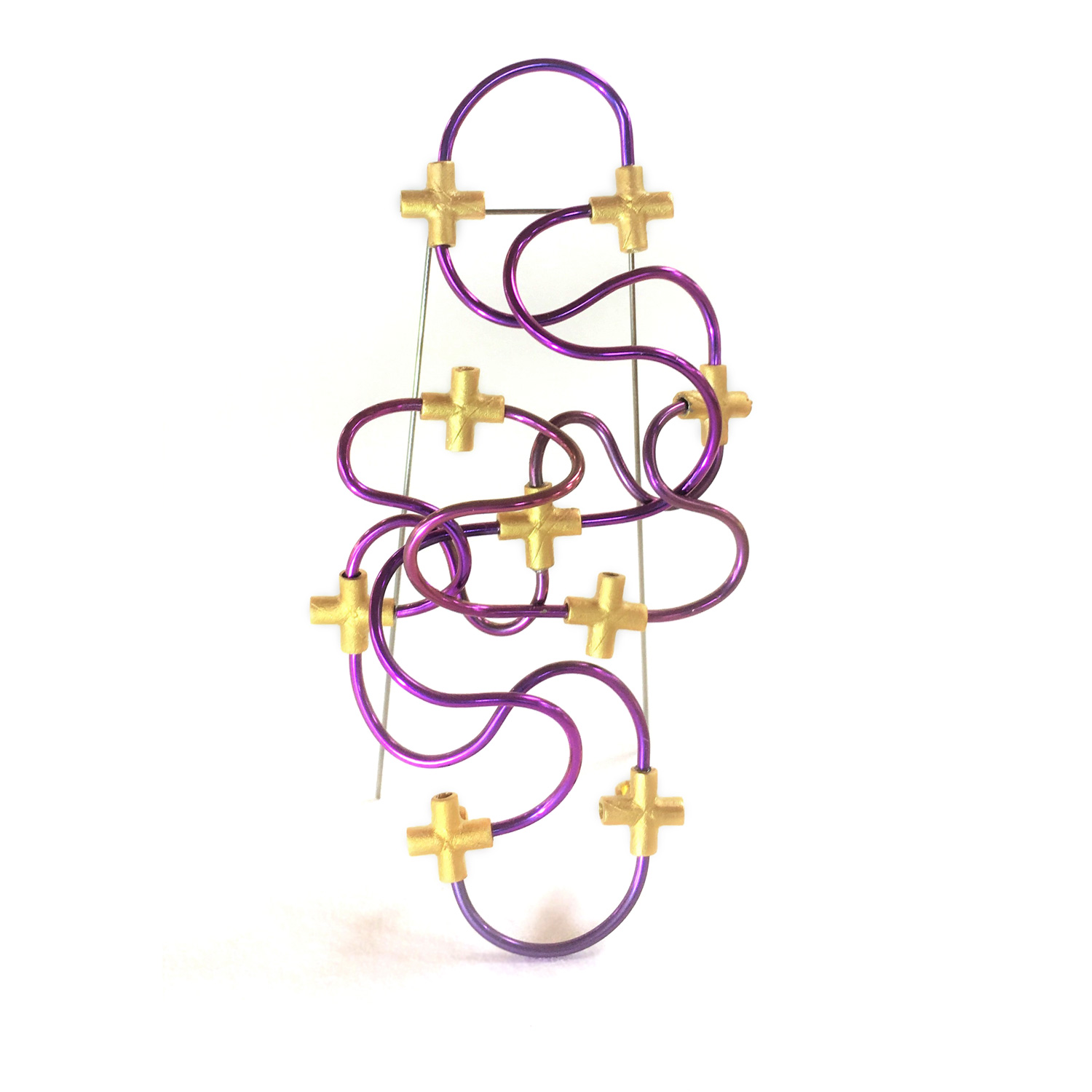 Terry Hunt Curly Wurly Brooch
