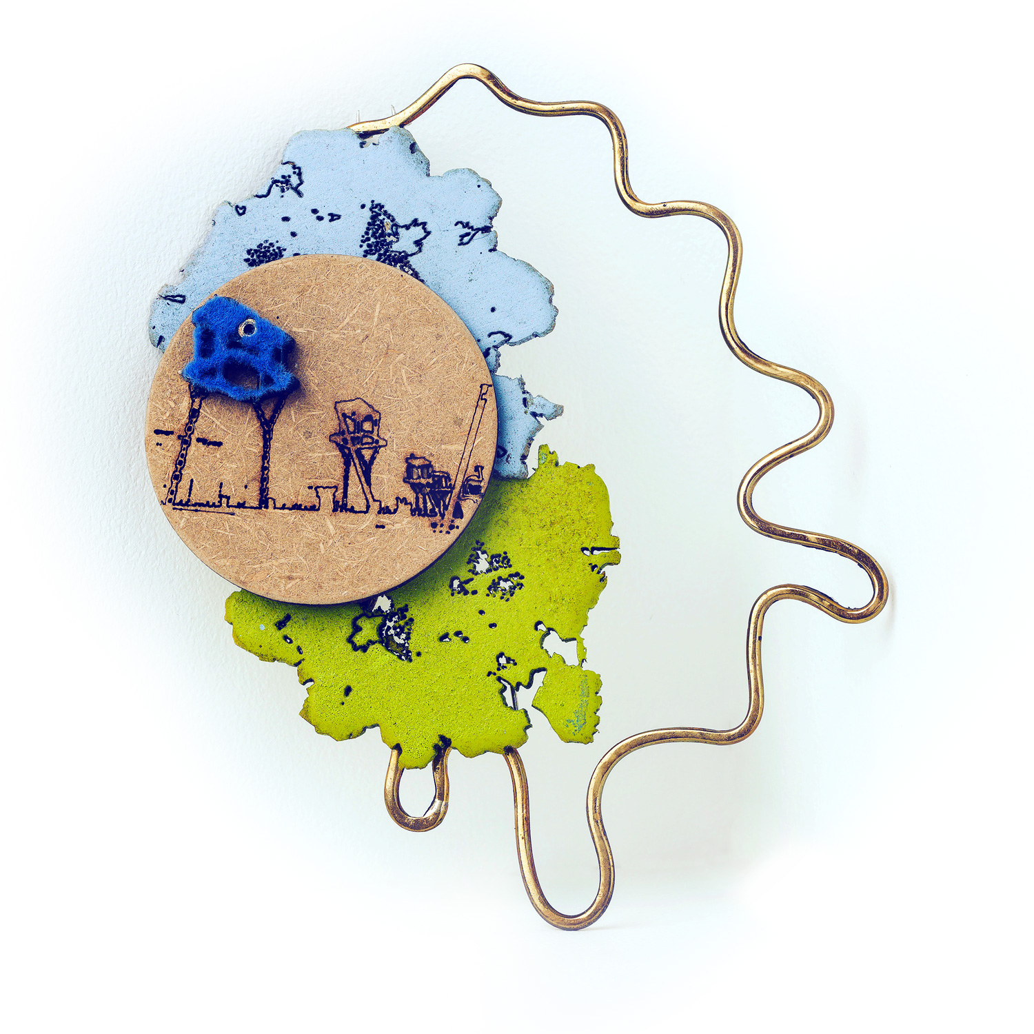 Kim Tiong  Narrative Swing Brooch