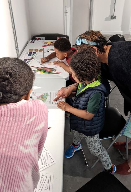 Koala Colour and design sheets Young Visitors Kent opening St Georges