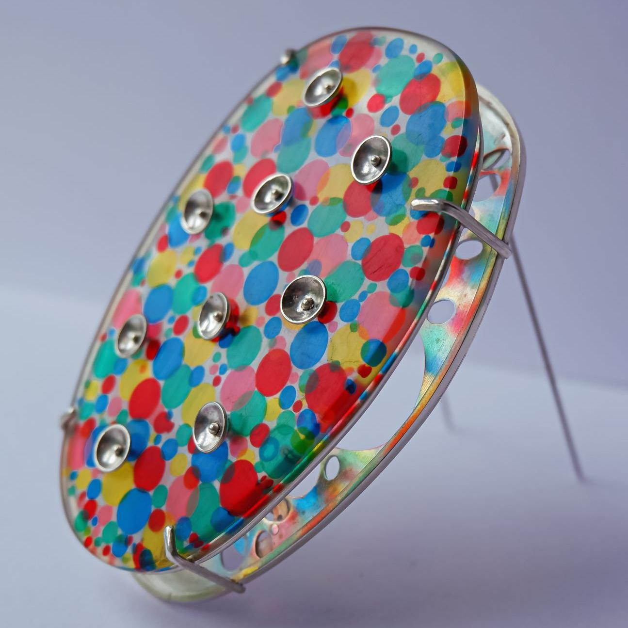 SLM Brooch Spectrum SilverBio Resin2 web