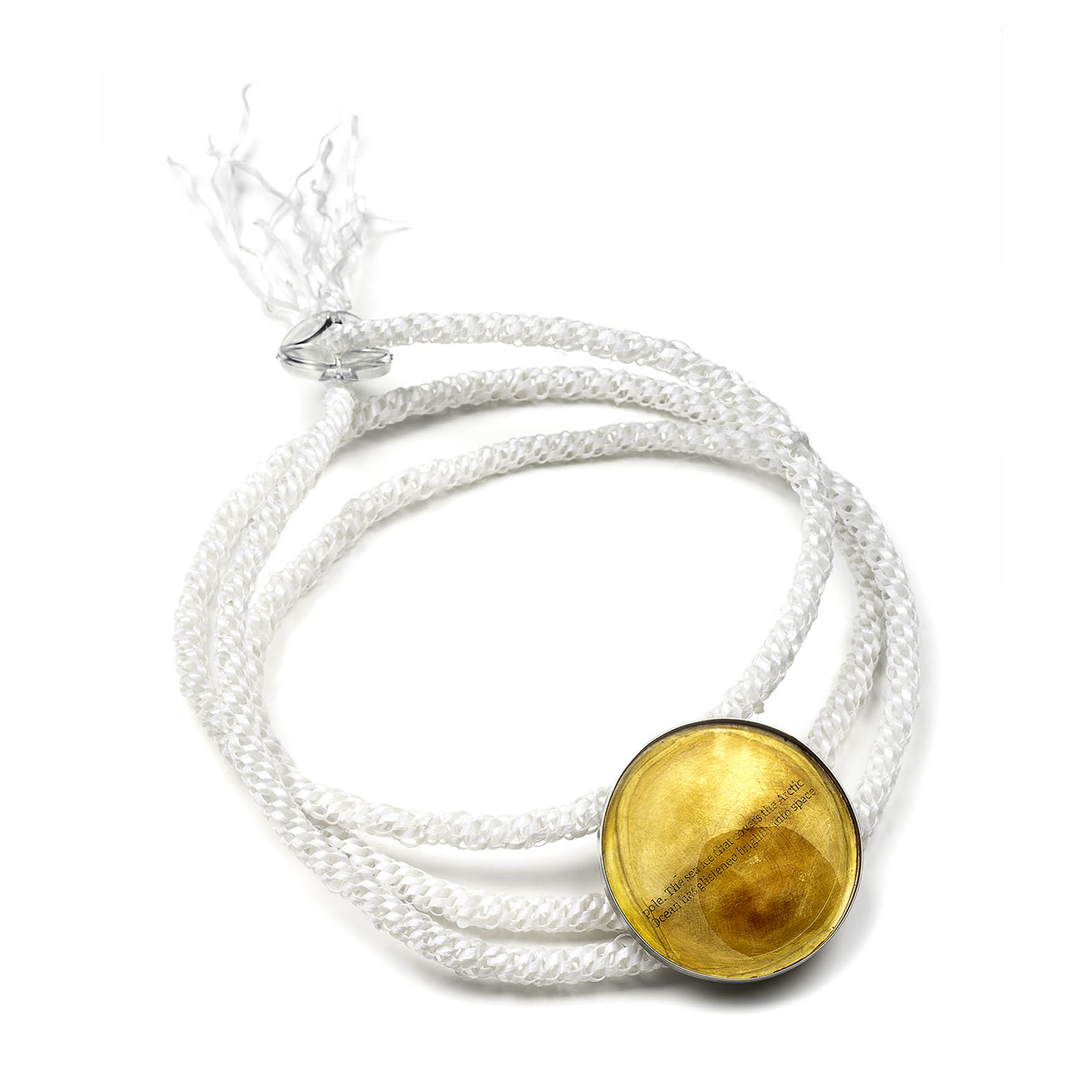 Gail Ferriman White Neckpiece photo credit Chloe Humenko